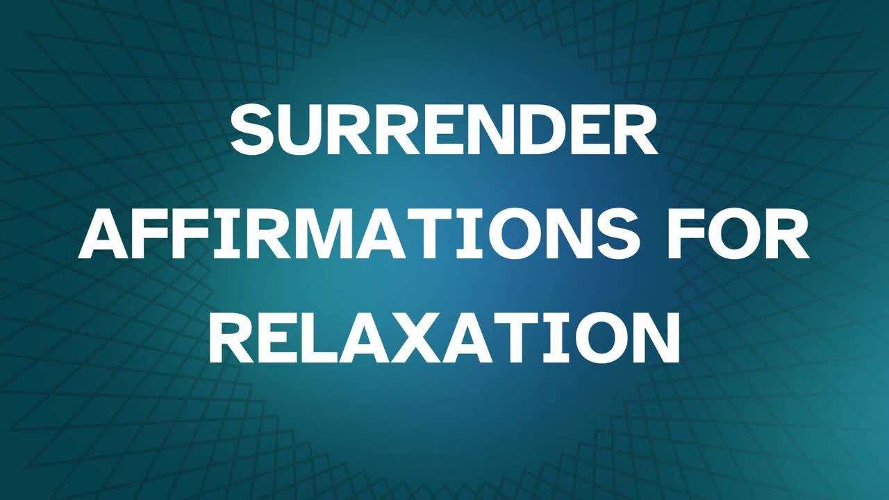 Sfw Surrender Affirmations