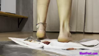 Want Feet - Lisa Barefoot Fish Crush - iWantClips