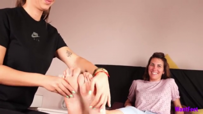 Amazon Sidney Big Feet Tickled