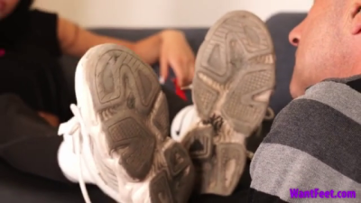 Dirty Sneakers Licking