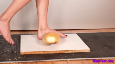 Vivian Barefoot Bread Crushing