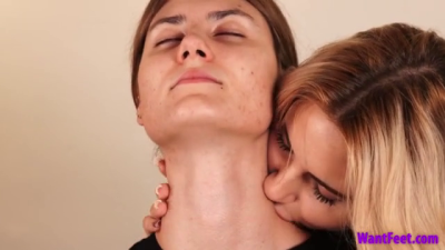 Intimate Neck Fetish Play