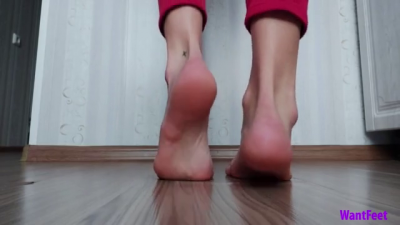 Masha's Barefoot Olive Trampling