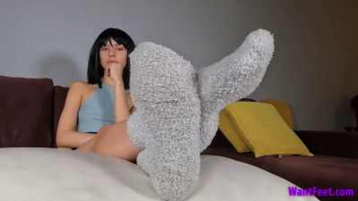 Meredith Smelly Fuzzy Socks