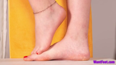 Standing Young Girl Feet