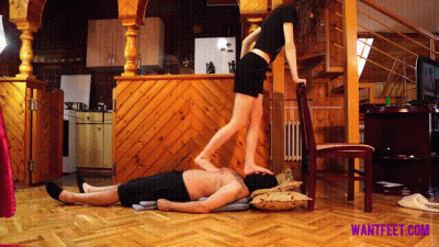 Milla Loves Barefoot Trampling