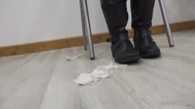 Tindra Frost Book Destruction In Leather Boots