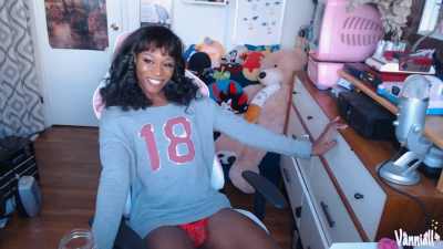Black Trans Girl Vanniall Unloads Massive Cumshot In Full Webcam Show | Ebony Girldick BBC Masturbation Solo Cumshot thumbnail