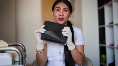 Nurse Dominafire Milking Slave With Prostate Vibrator