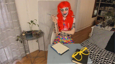 Schoolgirl Clown Pantsing, SPH, CEI