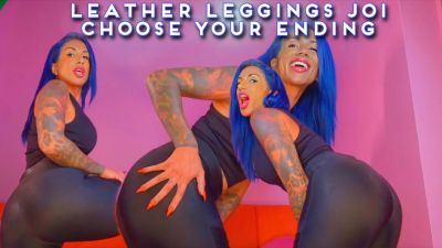 Shiny Leather Leggings JOI Choose Your Ending