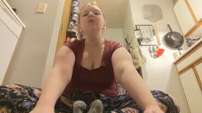 My Beta Foot Cuck Teased With Covered Feet