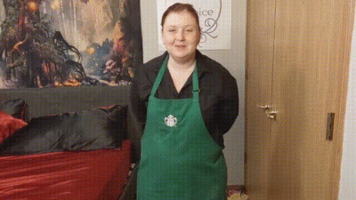 Starbucks Barista Strips For Loyal Customer