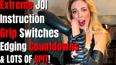 Spit Soaked Advanced Edging JOI!!! Switch Your Grip And Hold The Edge Until The End!!! Rubber Gloves, Spit, Edging Techniques, Countdowns, Teasing, And More! Be A Good Boy For Me