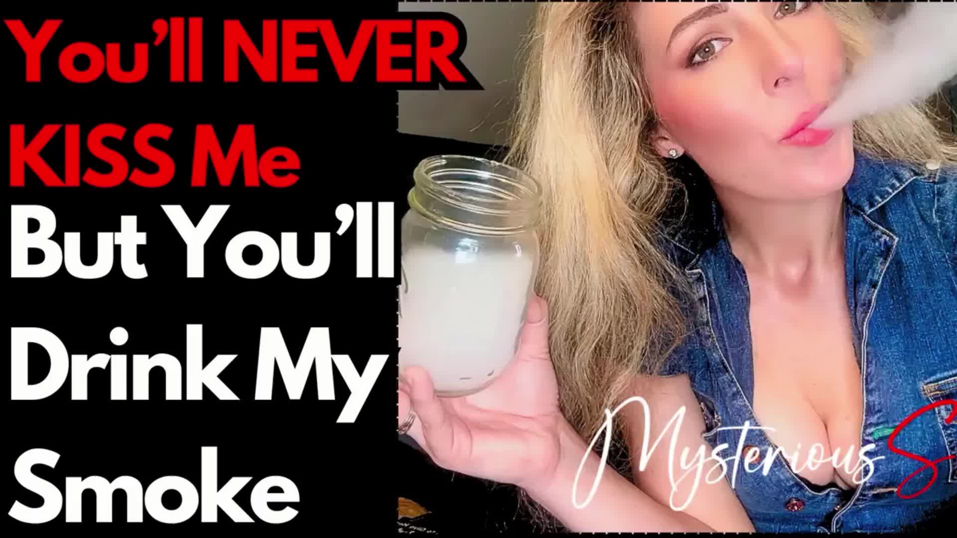 Pathetic Little Vape Addict Made To Jerk Off And Cough On My Smoke