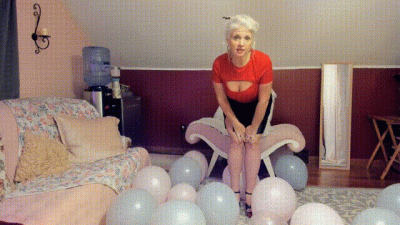 Step-Mom's Messy Balloons: Pin Pop Explosion