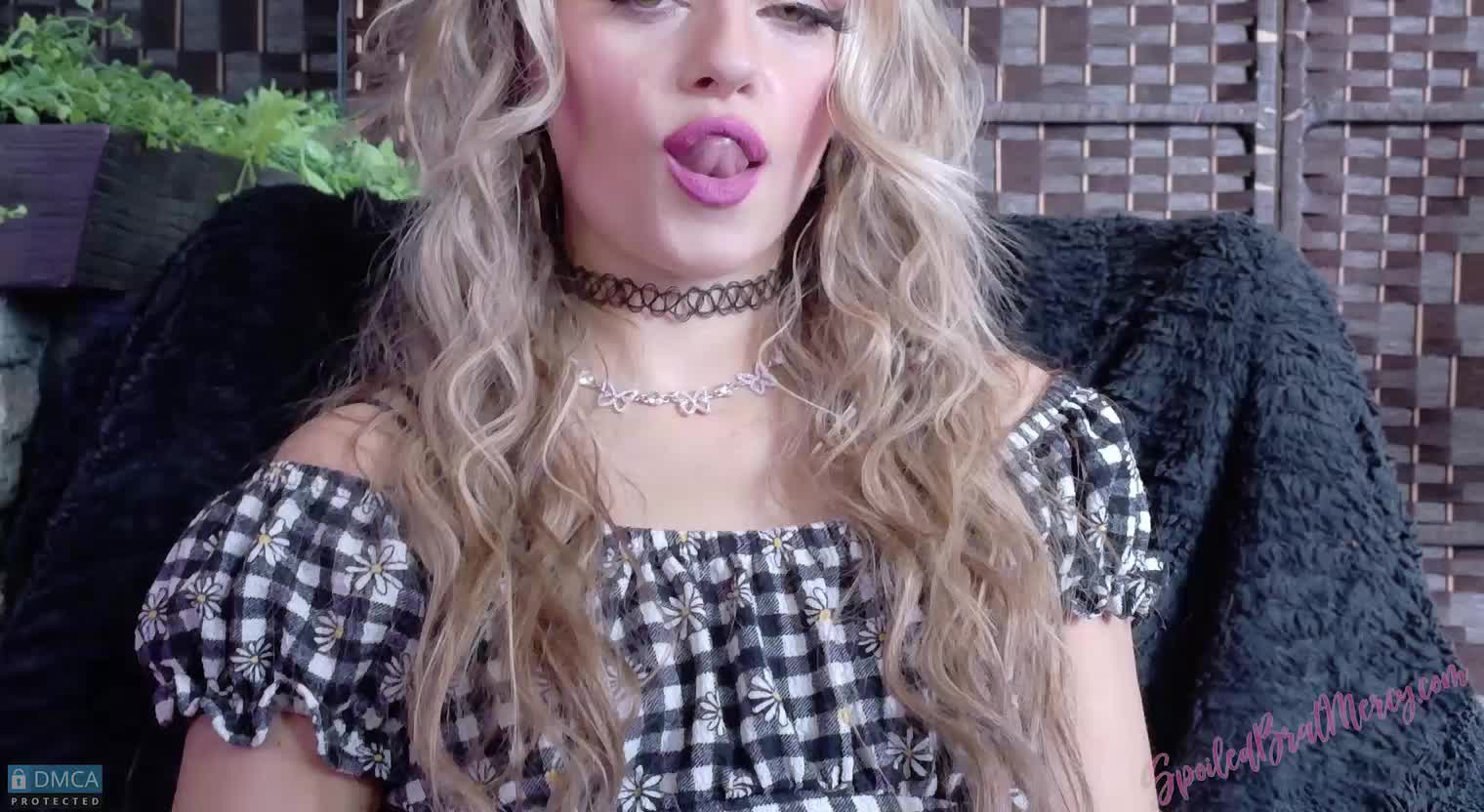 Pink Lip Gloss Teasing Lip Licks