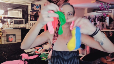 Blowing Up Special Photoshoot Balloons