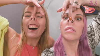 Vicky And Vika's Sensual Nose Play