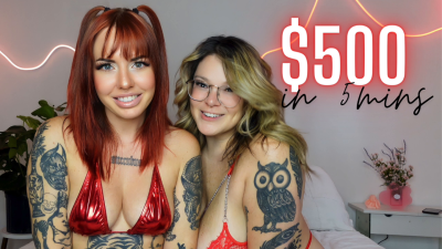 $500 In 5 Minutes Findom Owns You Carter Sophia And Scarlett Cummings