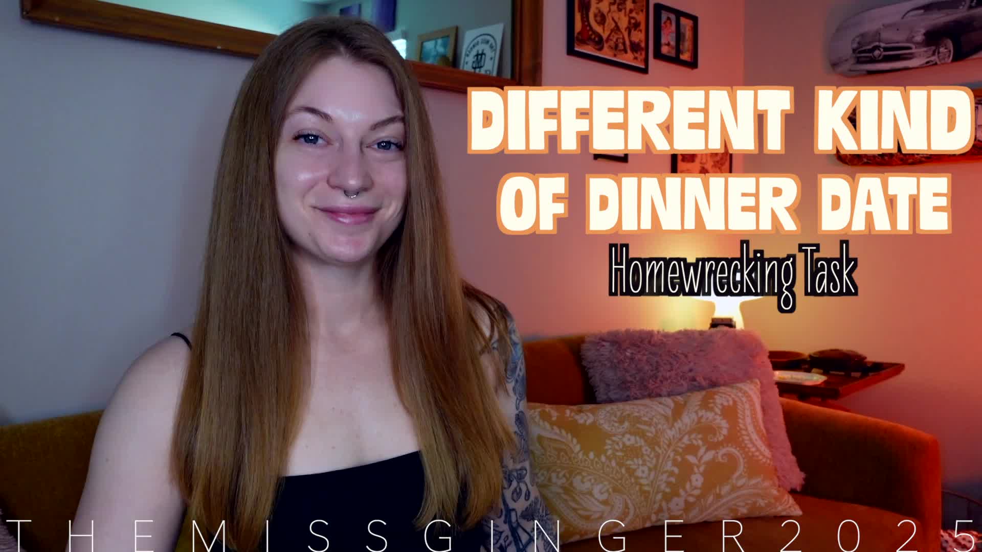 The Miss Ginger’s expressive face in soft focus