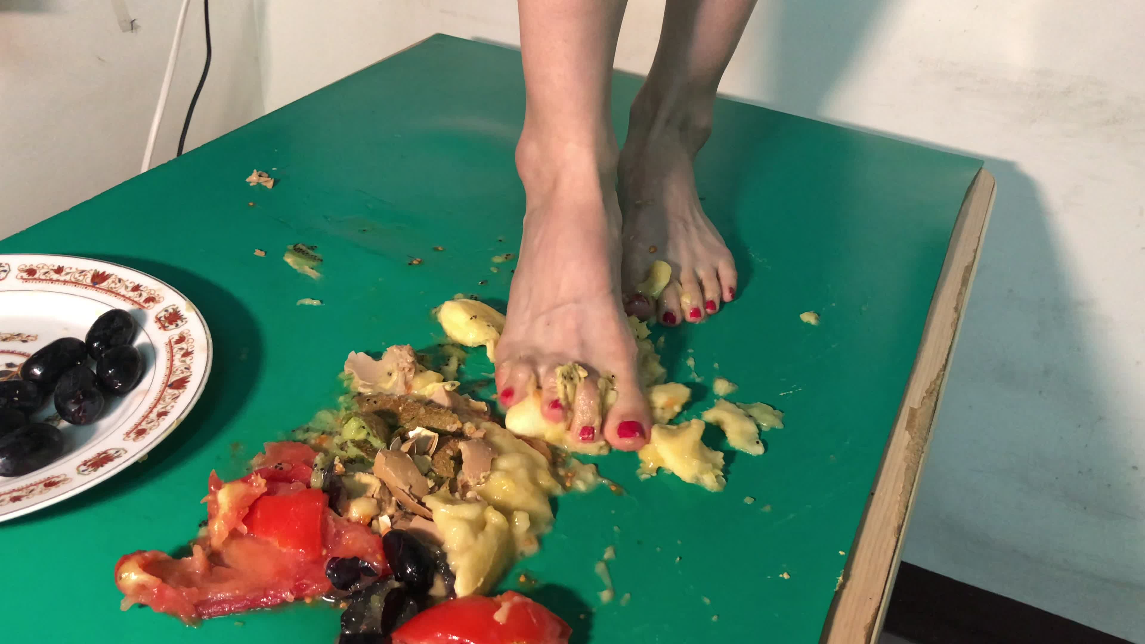 Barefoot Food Stomping