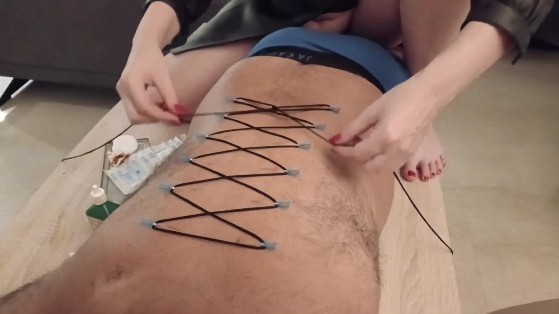 Art Of Bdsm (Corset Making) Clip In Arabic Language