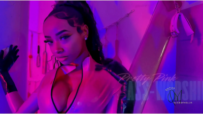 Pretty Pink Ass-Worship (Latex Dance)