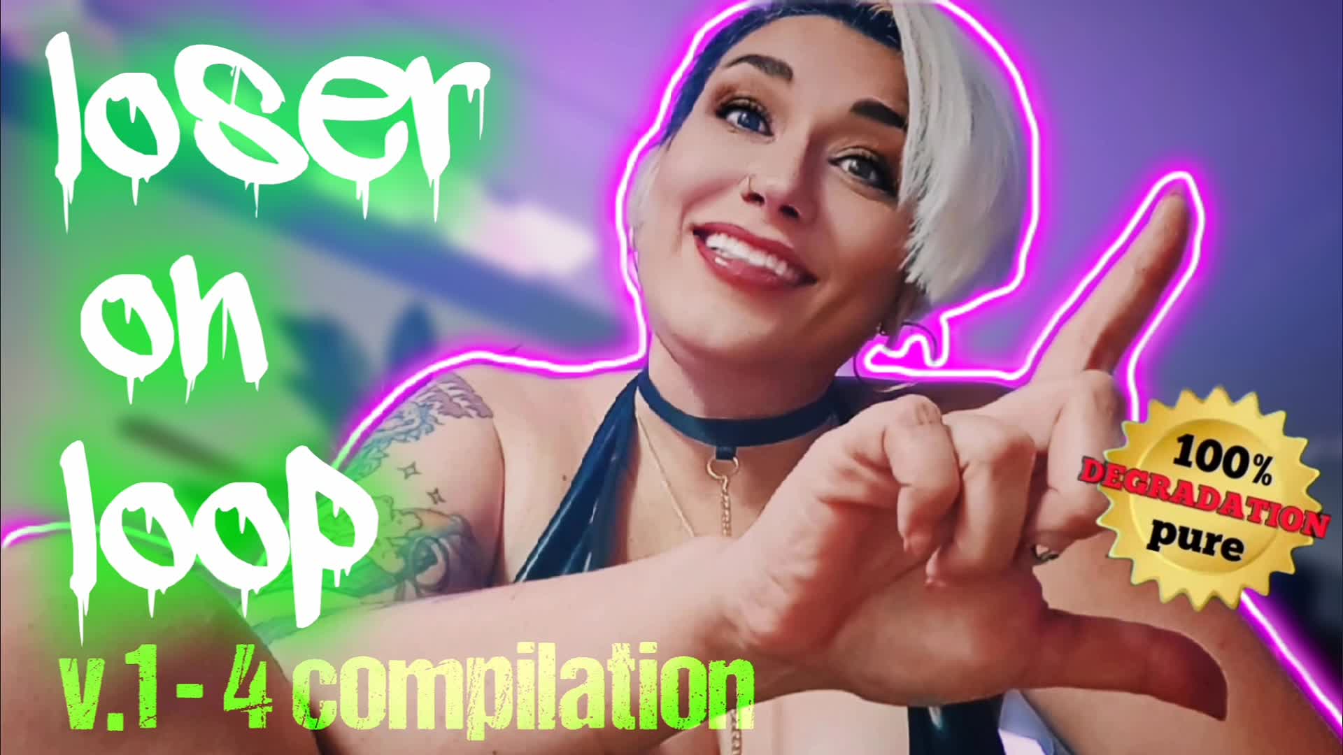 Loser On Loop V.1-4 Compilation With Mocking Laughter- 100% Pure Degradation Series | Femdom Mistress Verbal Humiliation | Blonde MILF Goddess