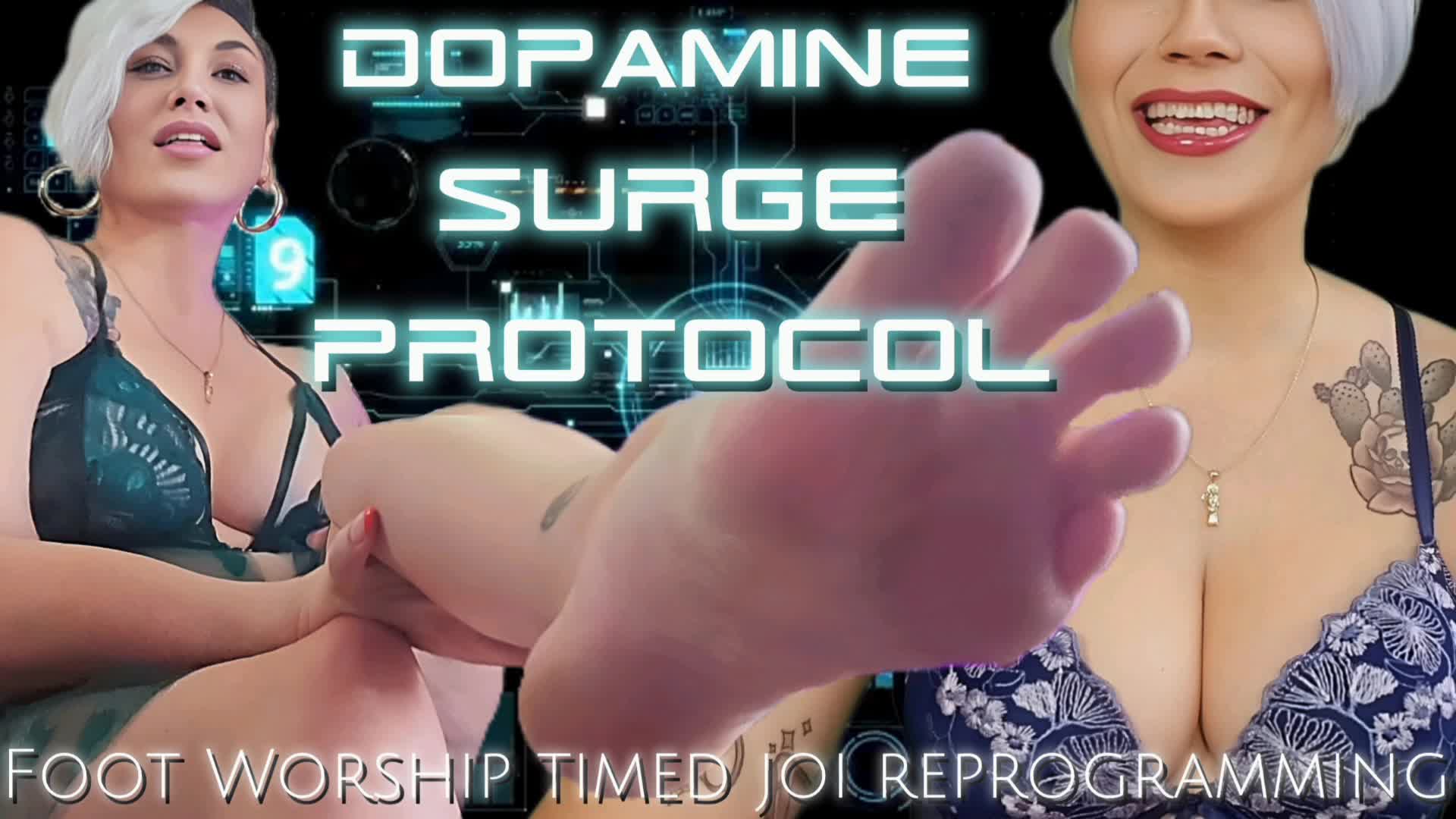 Dopamine Surge Protocol: Foot Worship Timed JOI Reprogramming | Captivating Foot Fetish Femdom Mind Fuck W Echoing Moans & Binaural Beats