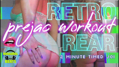 Retro Rear: Prejac Workout Timed Ass Worship JOI [2 Minutes] (With Mesmerizing Moans & Binaural Beats)