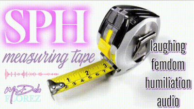 SPH Measuring Tape: Femdom Small Penis Humiliation JOI Audio | Ruined Orgasm Mind Fuck With Cum Countdown
