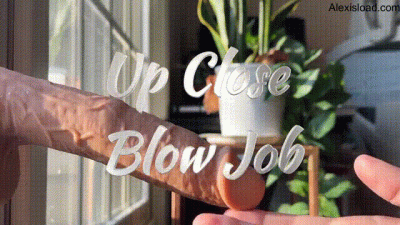 Close Up Dildo Blowjob
