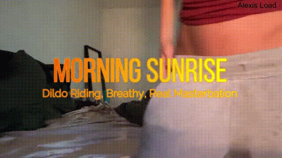 Real Orgasms Morning Dildo Riding MILF Breathy Moans