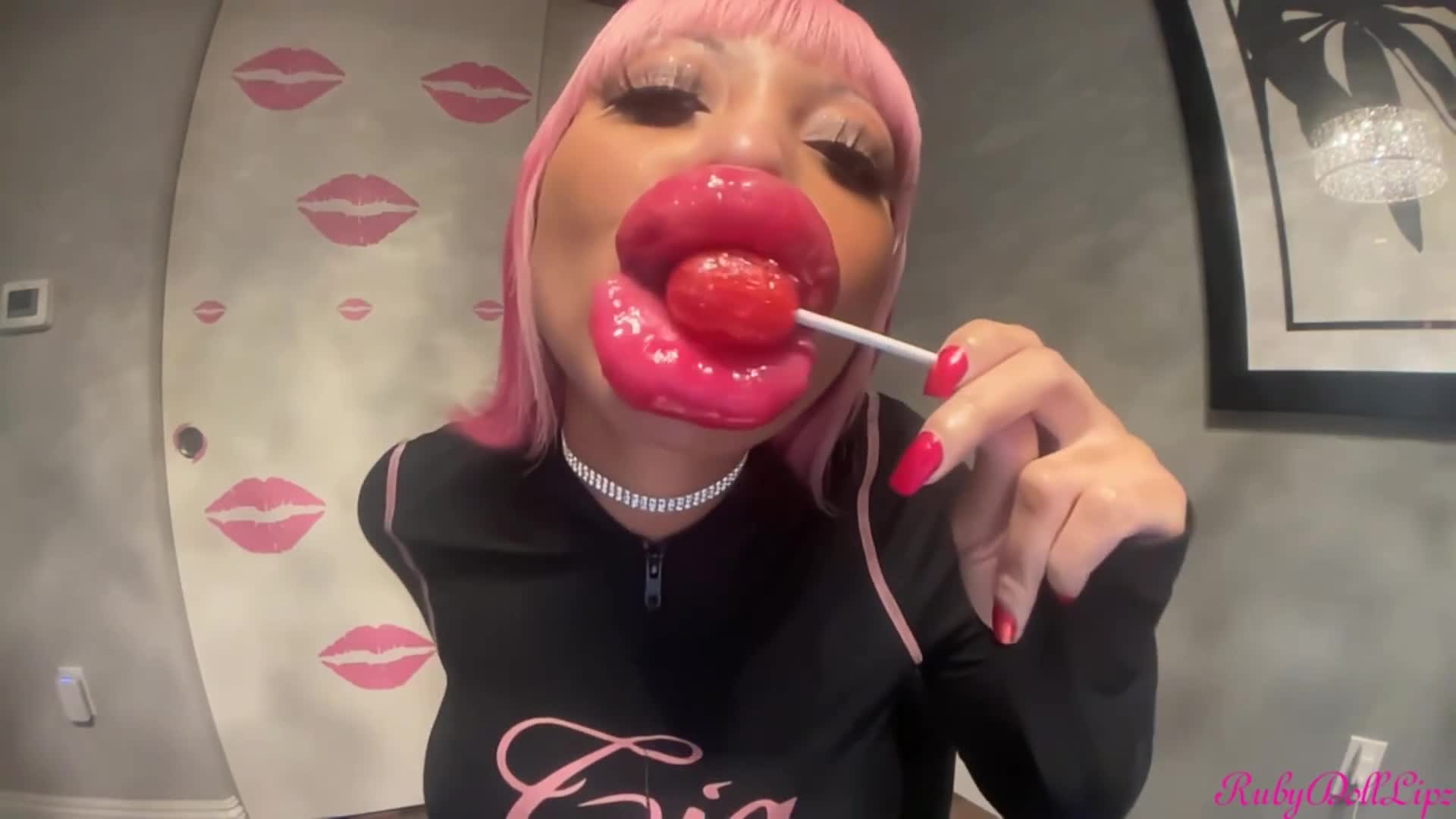 Freshly Injected Lips+Blow Pop #2