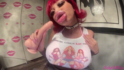 Xxxl Lips+Large Beige Dildo