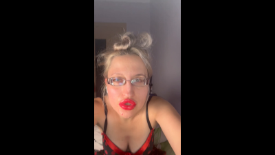 Live Cam Session With A Powerful Goddess In Thick Eyeglasses - Big Lips Sucking Dildo, Tit Play Teasing Your Love Addiction