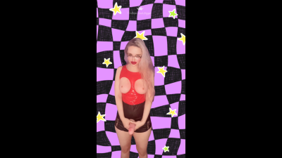 Sucking Dildo Training From Bimbo Barbie Goddess