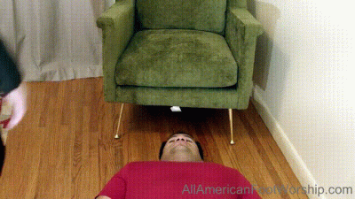 Heel Gagged Footstool