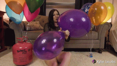 Purple B2P And Inflate Helium Balloons