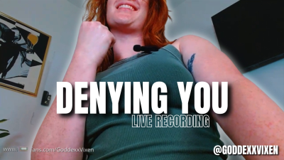 Denying You Live Recording