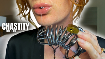 Chastity Spit Tease