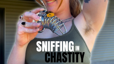 Sniffing In Chastity