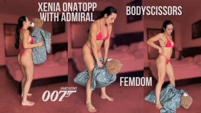 Sadistic Xenia Onatopp With Admiral Scene Standing Bodyscissors (James Bond 007)