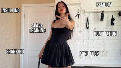 Slave Training: Humiliation, Insulting & Mindfuck [4K]