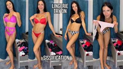 Lingerie Try On, Sissification, Underwear Drawer