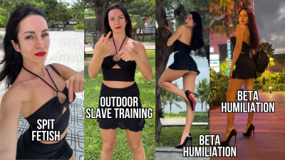 Public Outdoor Slave Training & Worship Me, Loser
