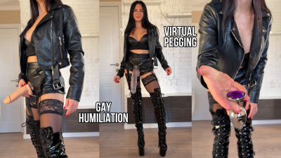 POV: Gay Humiliation And Pegging In Latex Boots