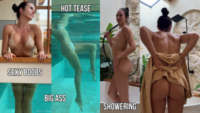 Chill Day On Villa, Tease In The Pool, Shower