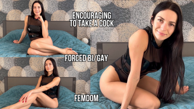 Imposed Bi/Gay, Encouraging To Take A Cock